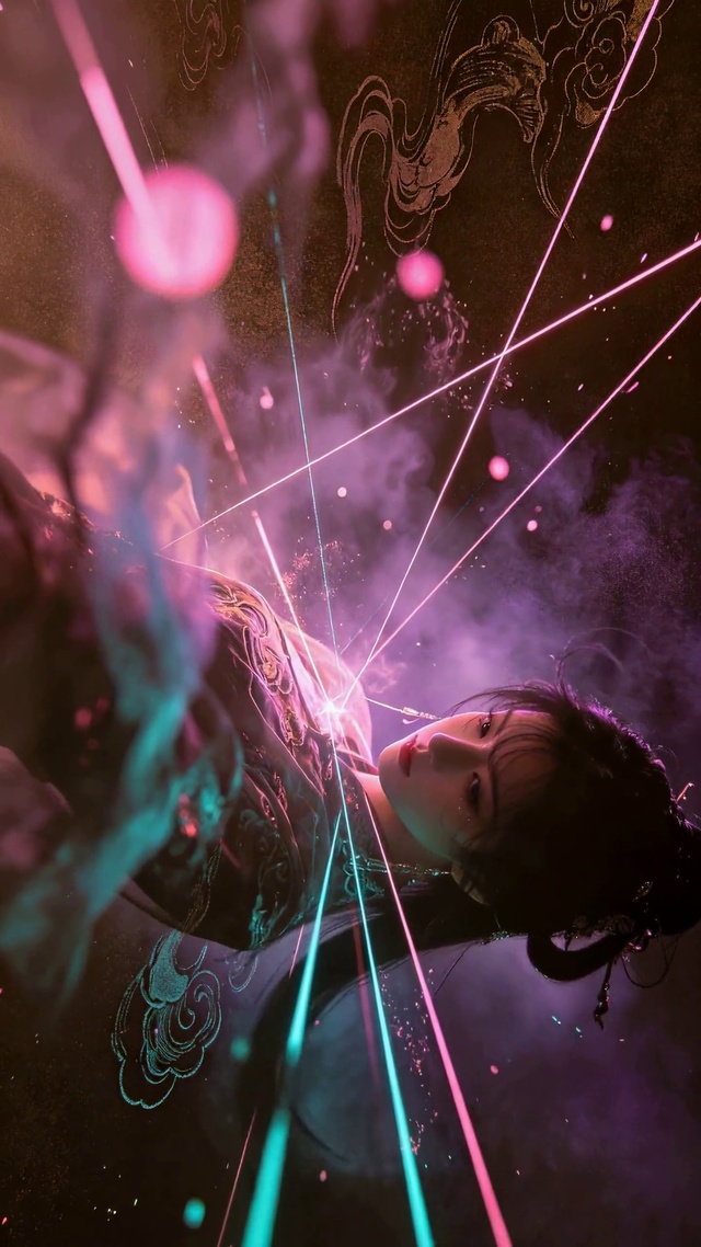 赛博朋克古风美人