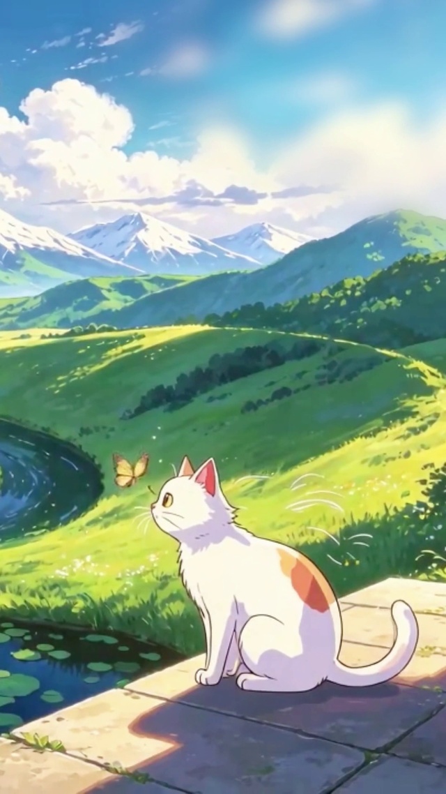 螺旋旷野的猫咪