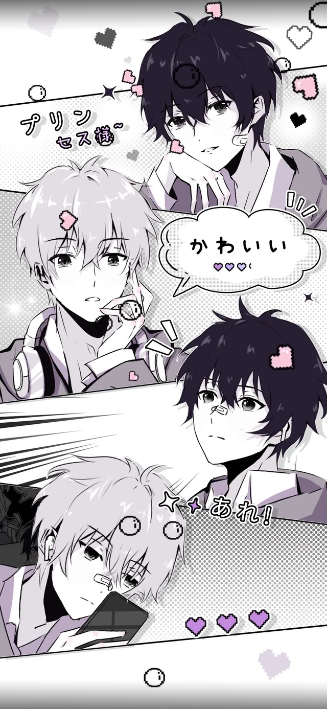 黑白漫画少年