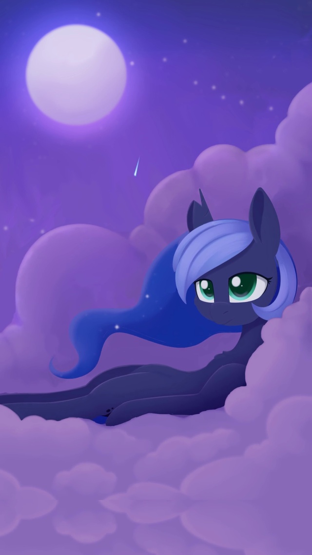 紫色云朵小马大眼睛宝莉L