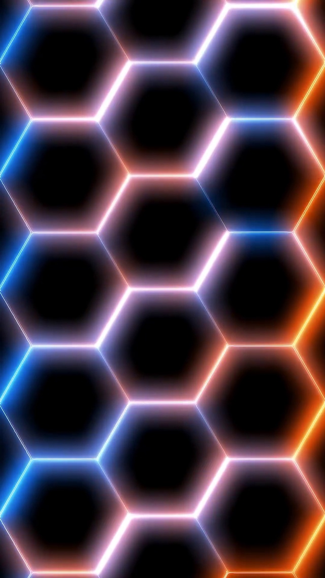 4k蜂巢系列-炫彩墙