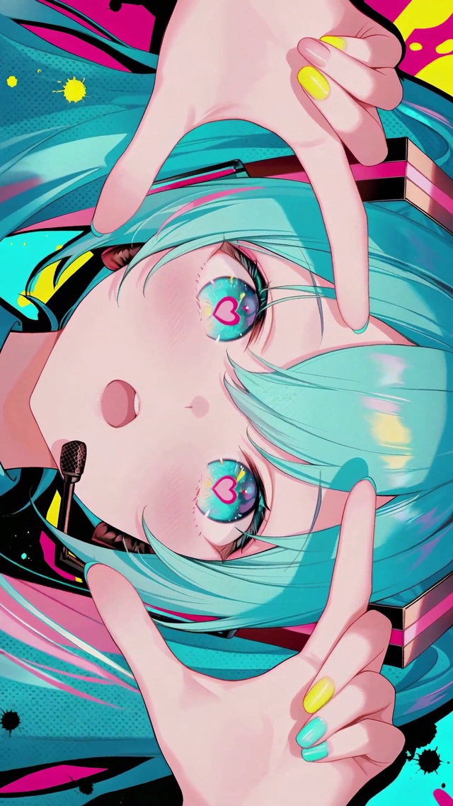 炫彩甜心初音未来动态壁纸