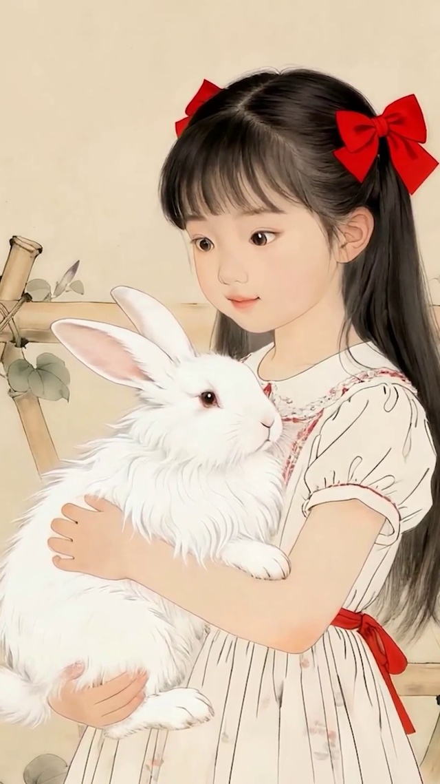 女孩与萌宠