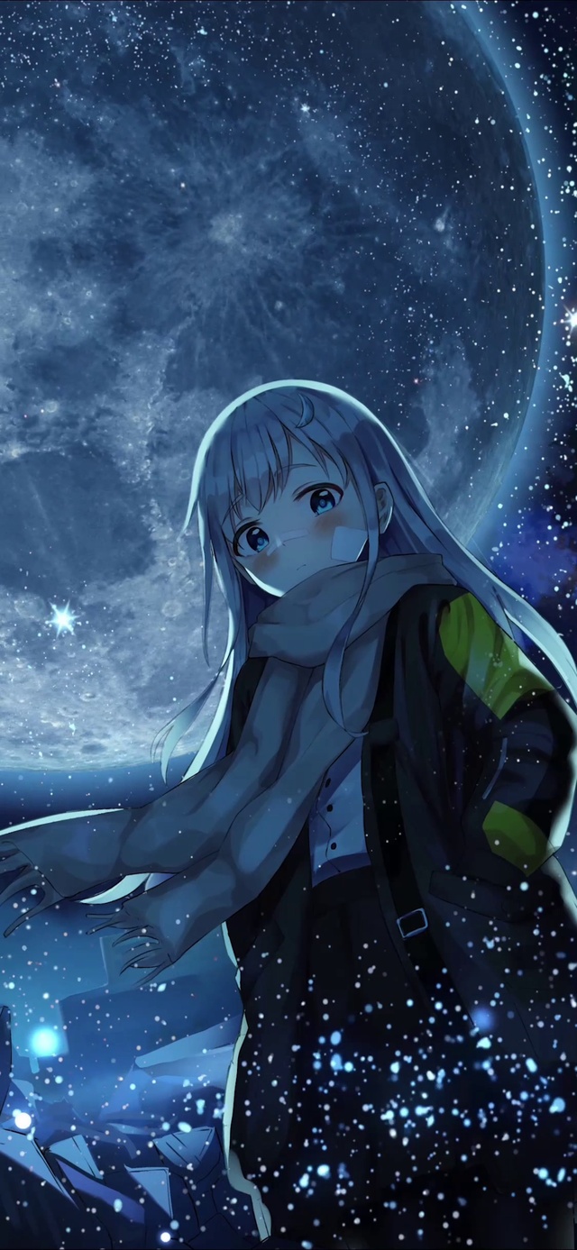 月光之下美女子