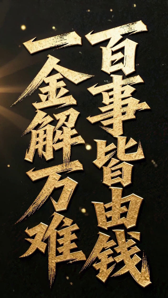 百事皆由钱一金解万难