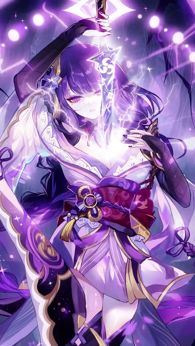 雷电将军充电动画