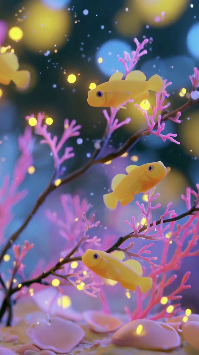 梦幻治愈水下小黄鱼
