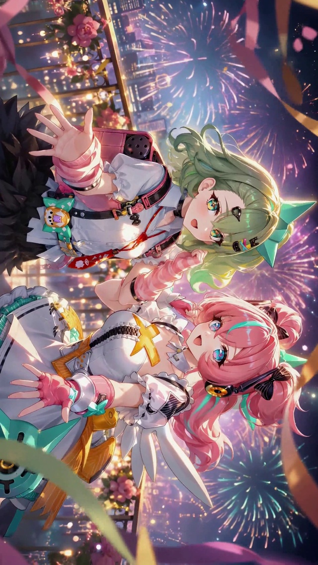 烟花夜景-千夏.爱芮
