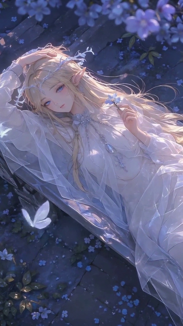 幽蓝花境精灵少女卡提西娅
