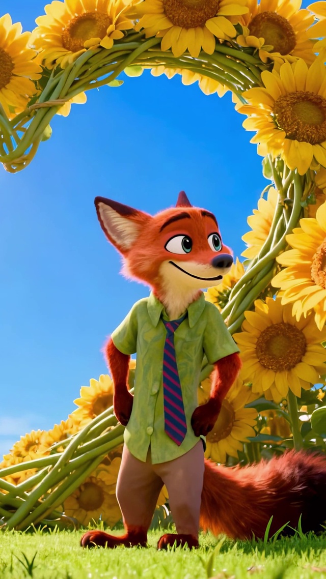 爱心向日葵花田