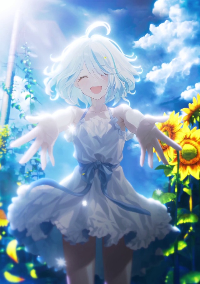 芙宁娜唯美可爱女孩