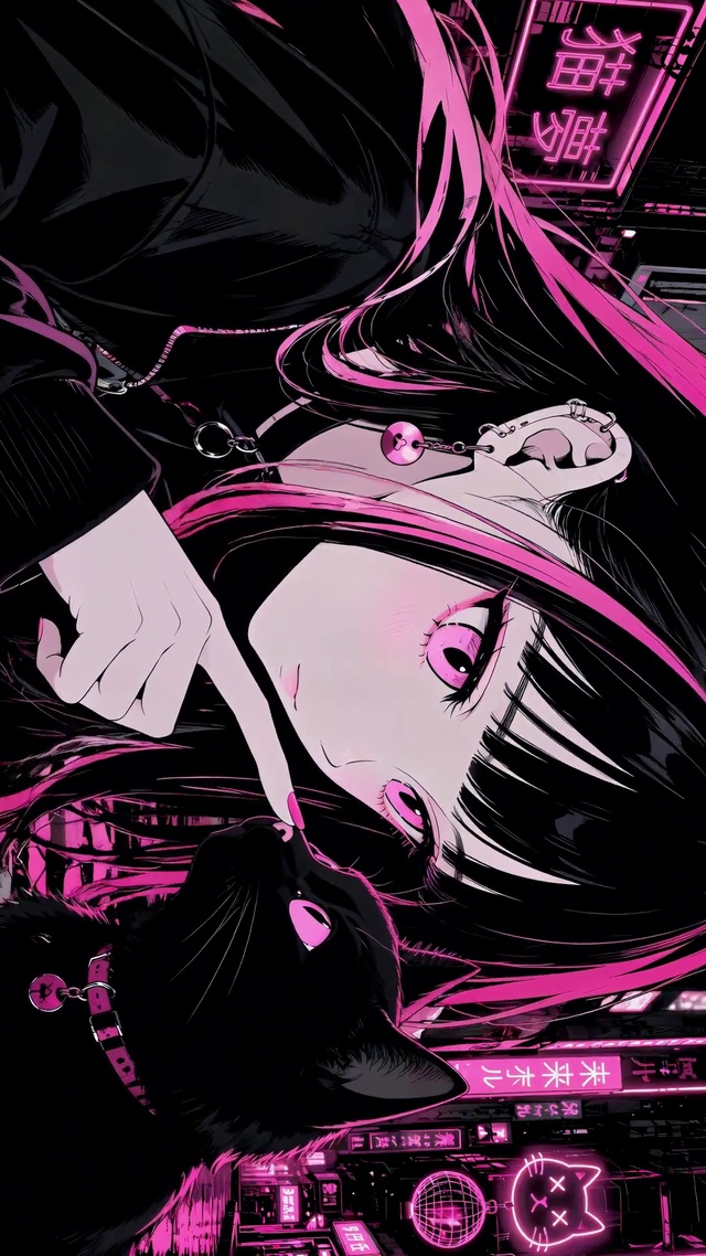 霓虹猫耳少女