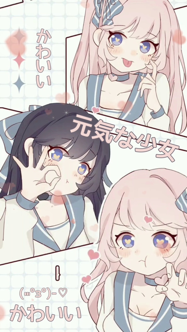 动漫元气少女敲可耐