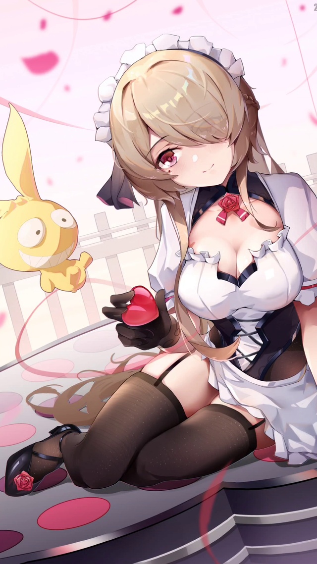 超萌女仆装丽塔4k