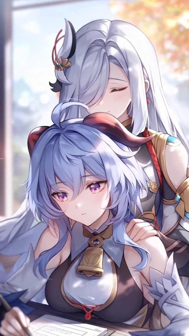 甘雨申鹤丨霜华相伴丨