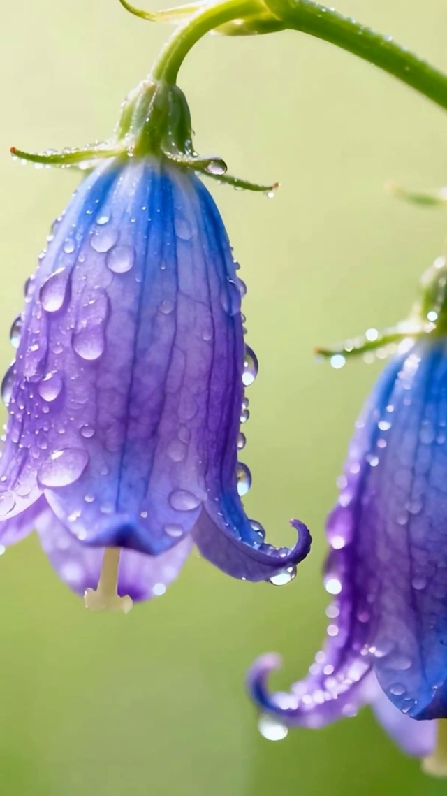 雨天花朵