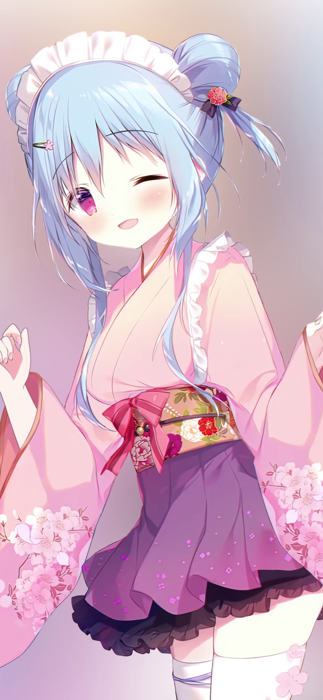 麻麻，她朝我眨眼睛了！
原图画师Pixiv：しらたま❄
图片ID: 93131540
动态效果制作：Ae小兔几
转载请注明原图画师，Ae小兔几以及元气桌面嗷
