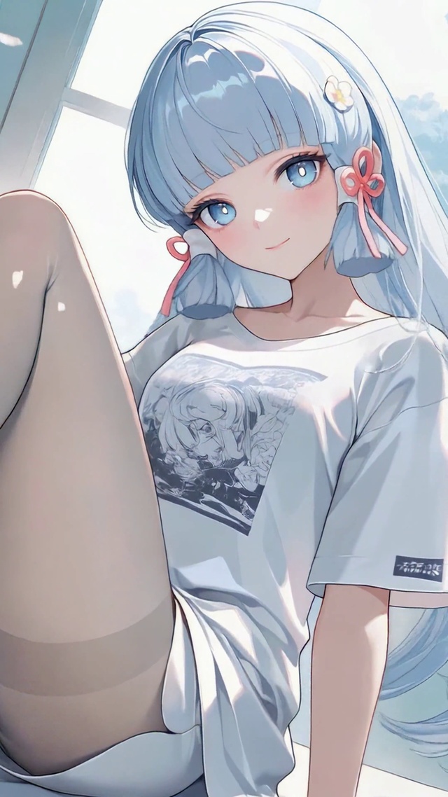 清新窗边美少女神里绫华
