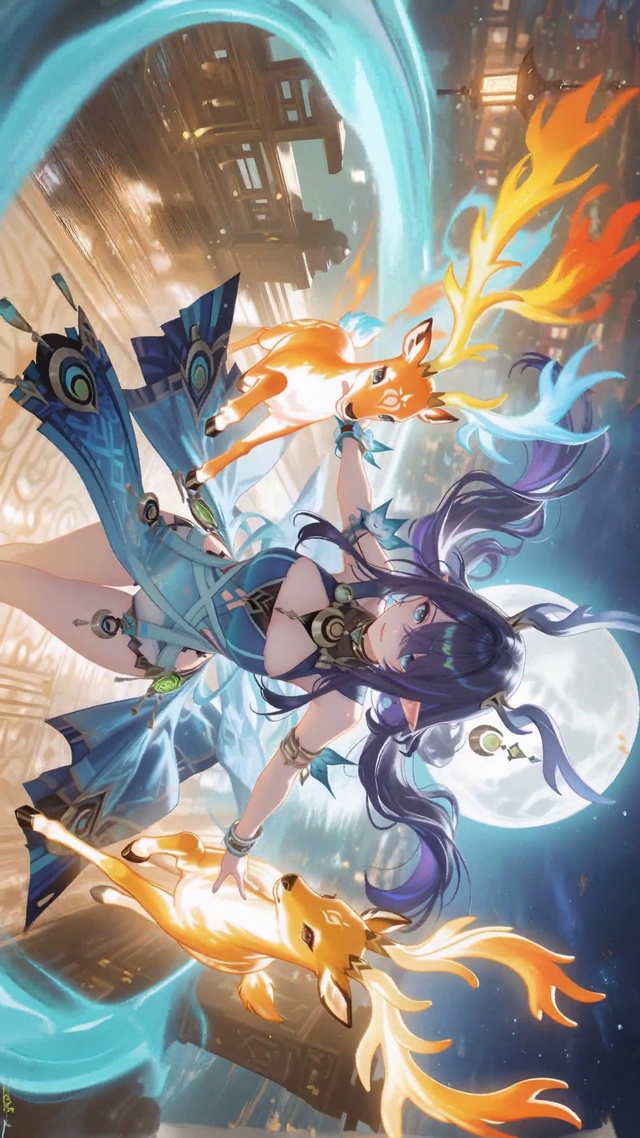 星月双鹿菈乌玛