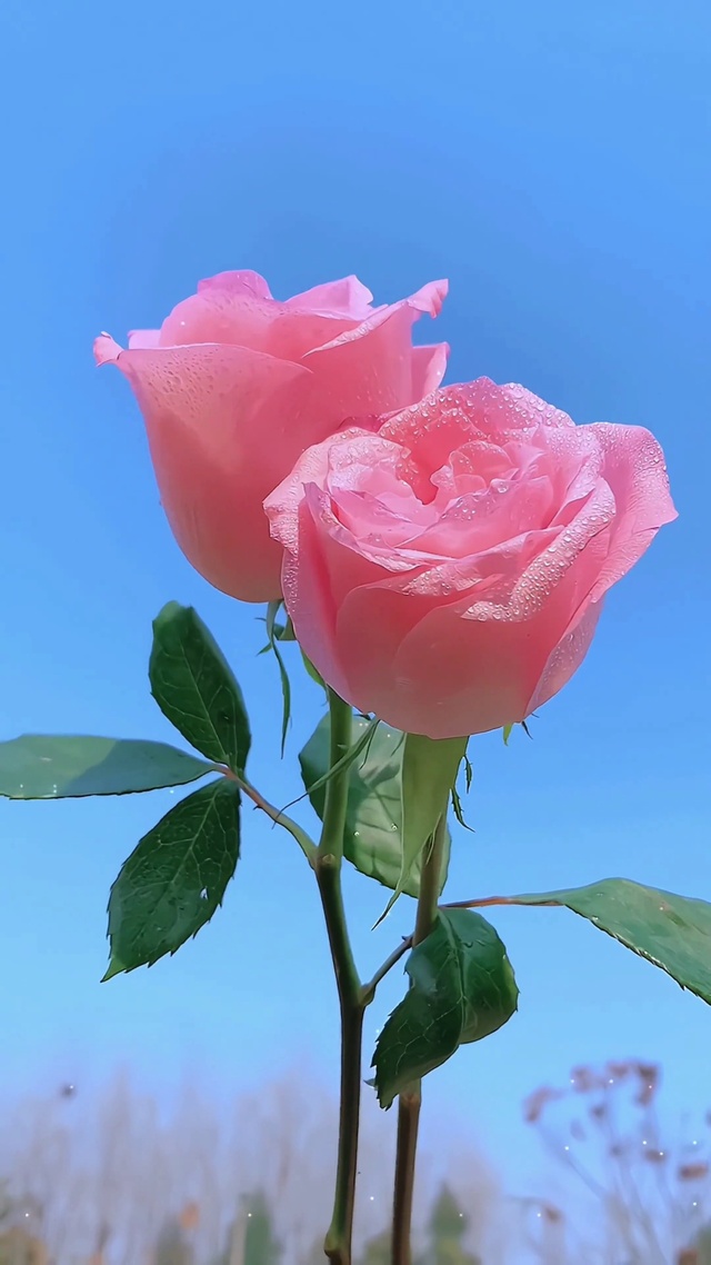 粉色玫瑰①