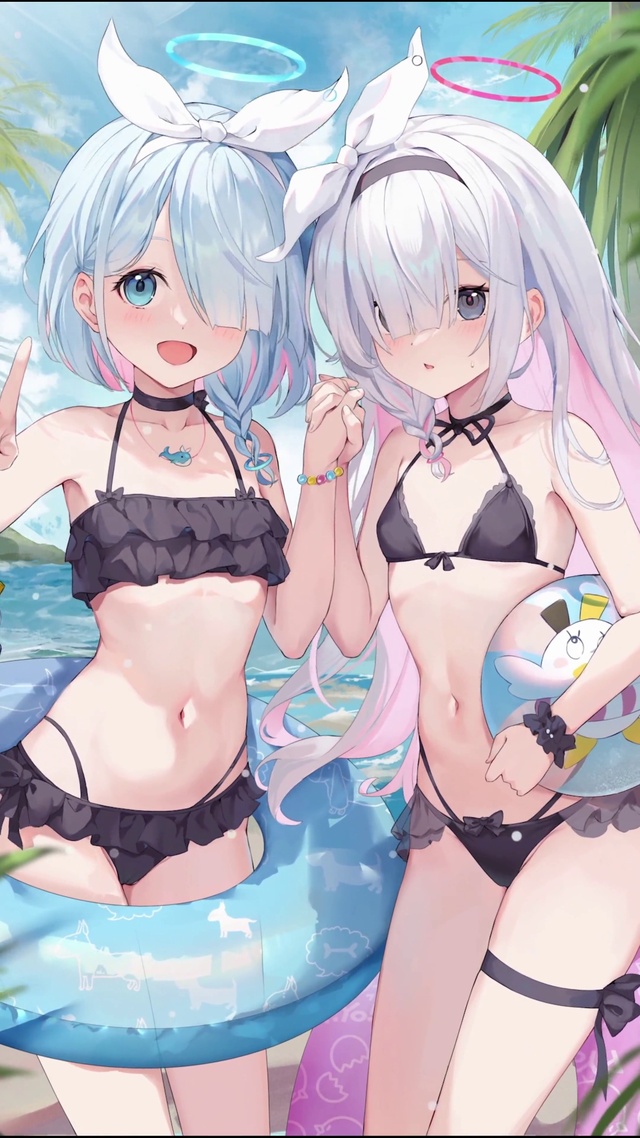 泳装双子