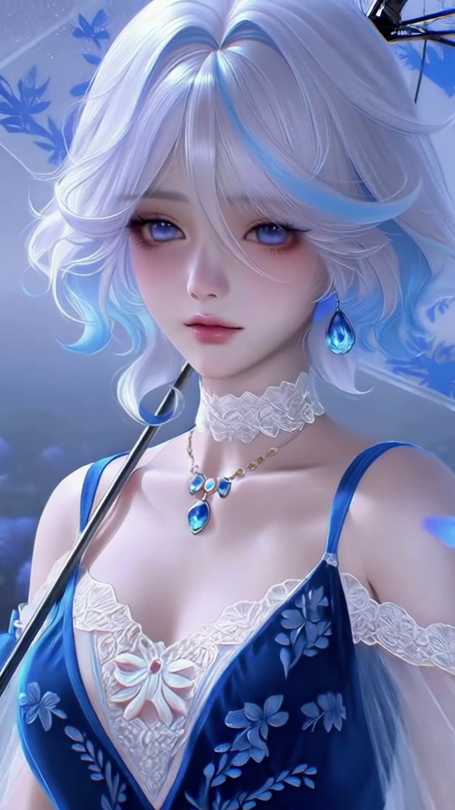 伞下绣球花田芙宁娜