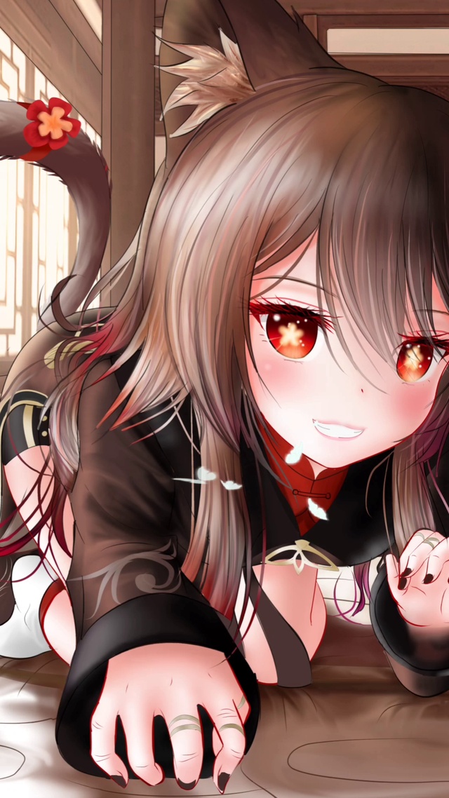 原神胡桃小猫咪