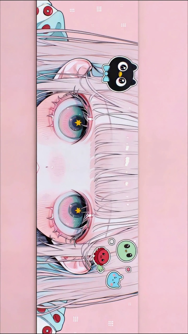 粉系可爱异瞳二次元美少女