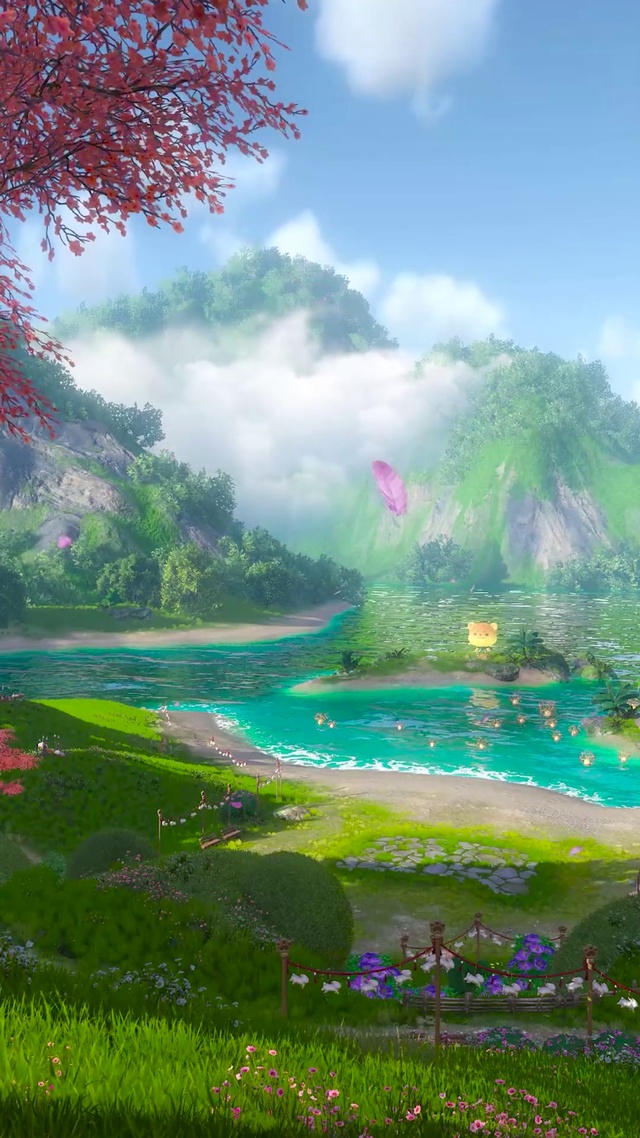 古风山水春暖花开