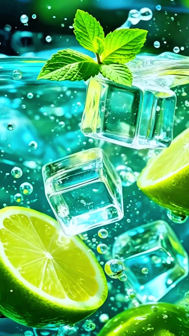 冰爽柠檬水4K