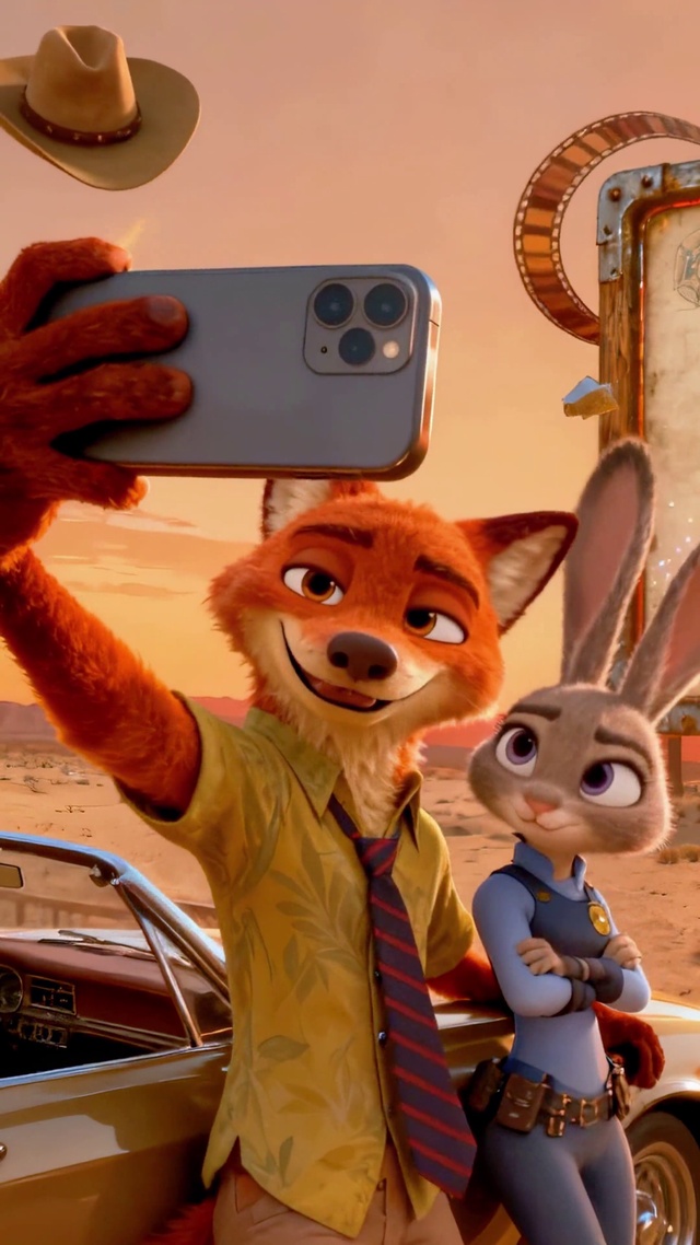 沙漠日落朱迪尼克