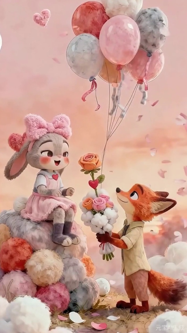 疯狂动物城的棉花糖黄昏