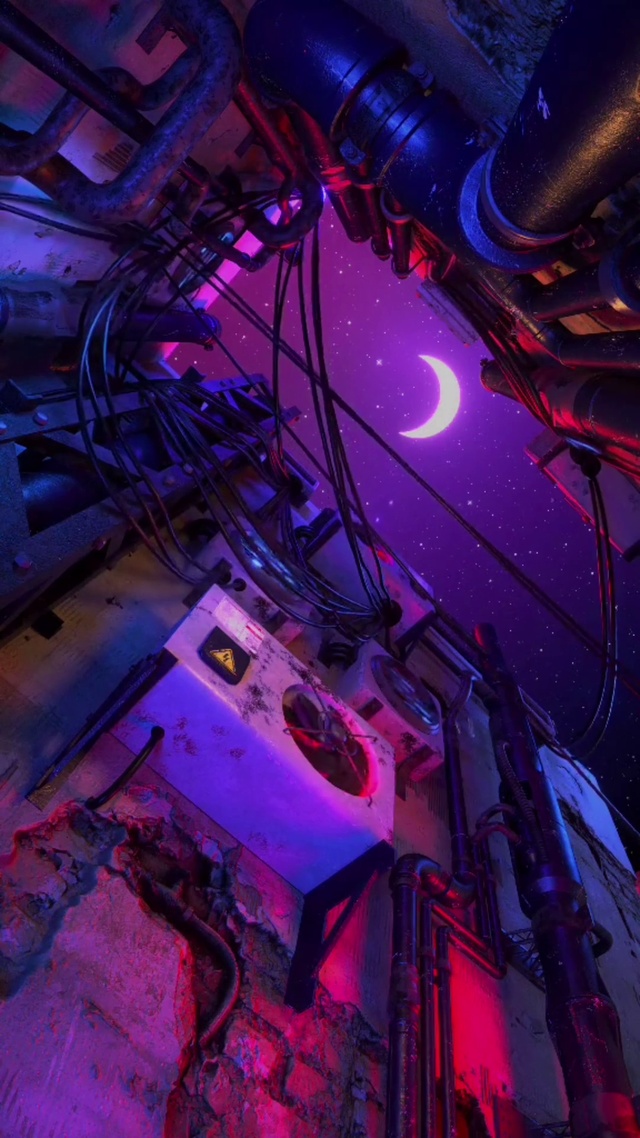 元宇宙夜景城市