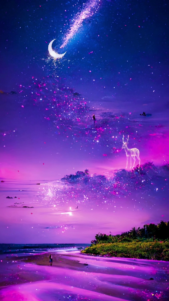 今天的月亮好美