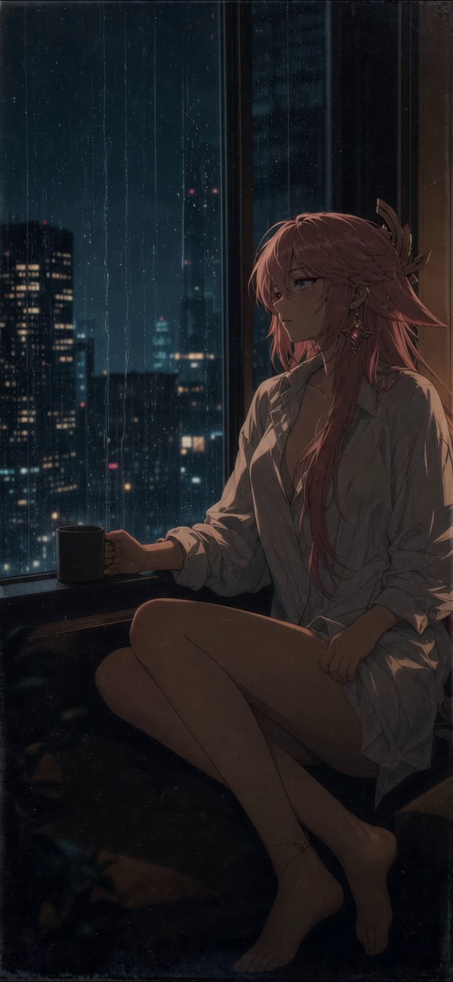 复古氛围感_八重神子_原神