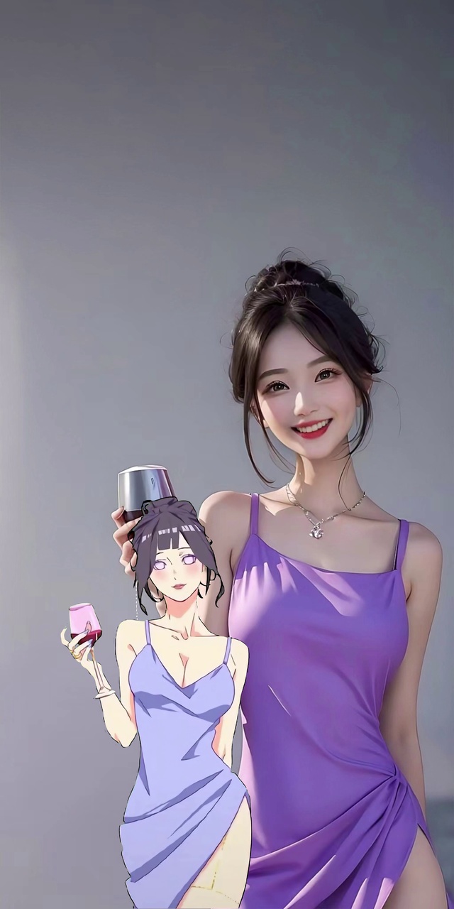 和动漫人物并肩作战