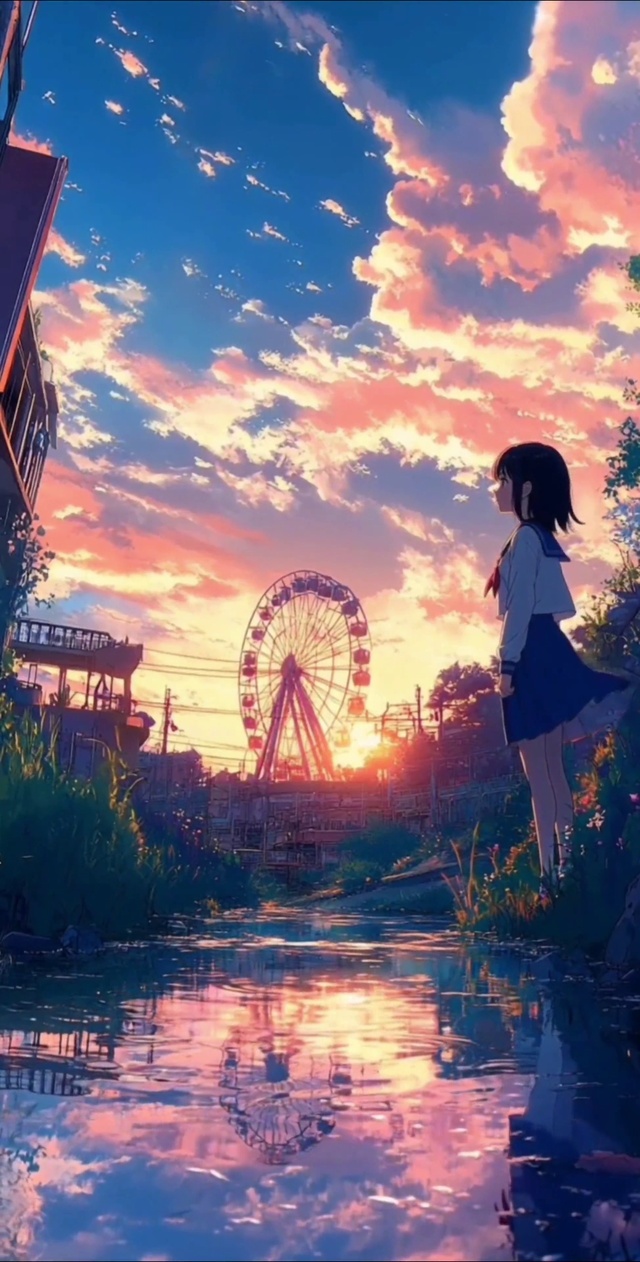 摩天轮下的等待