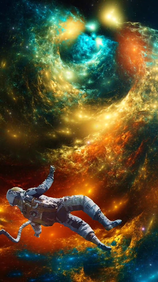 宇航员星空