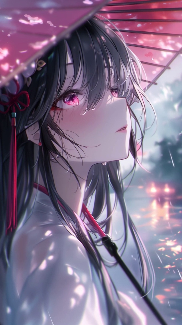 雨中胡桃/伤感唯美