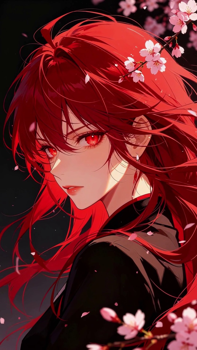 二次元红发少女