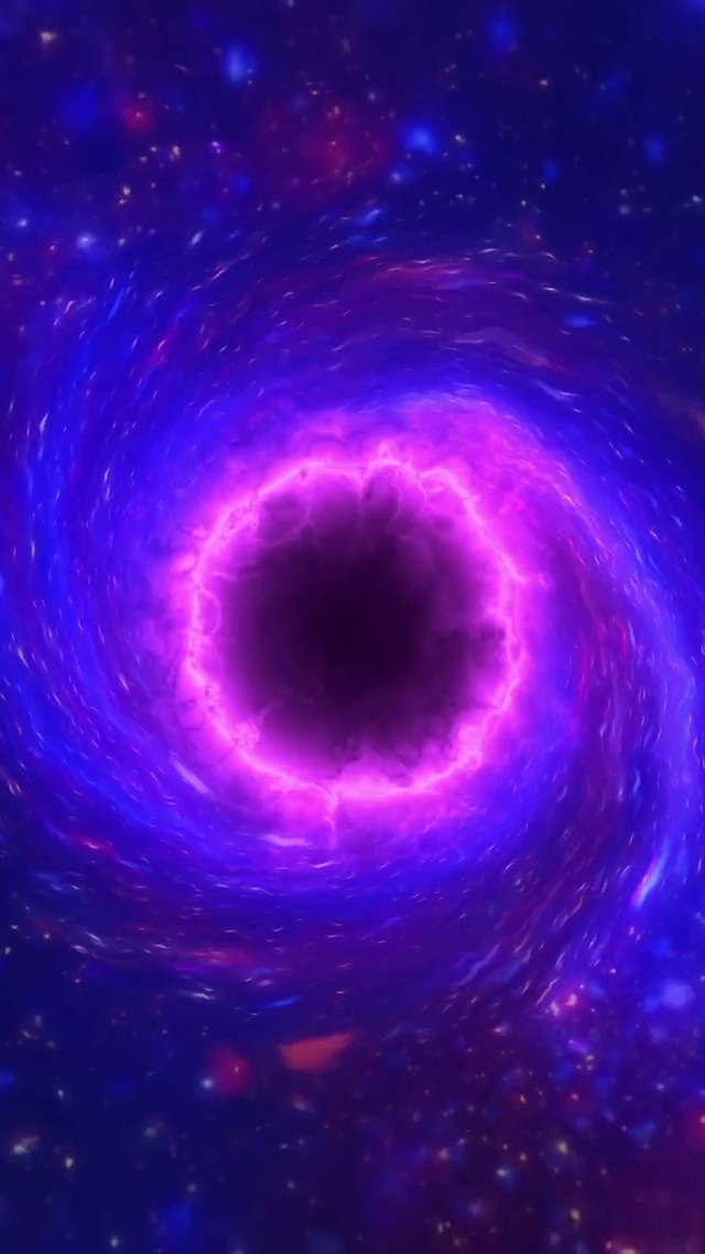 紫色黑洞-星空系列