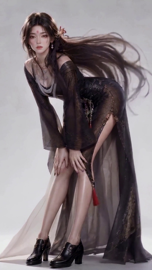 暗黑古风性感长腿美少女