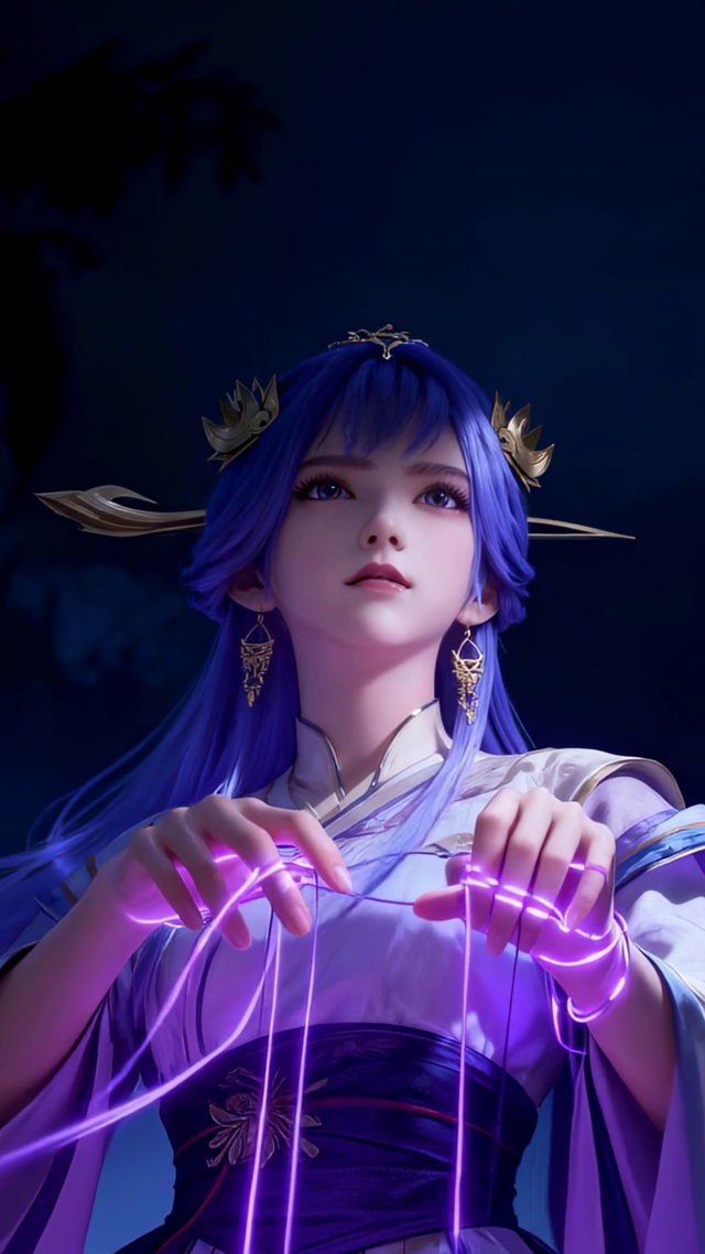 御线缚灵·紫发魔女