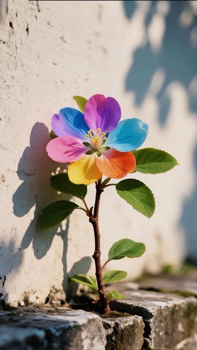 七彩花