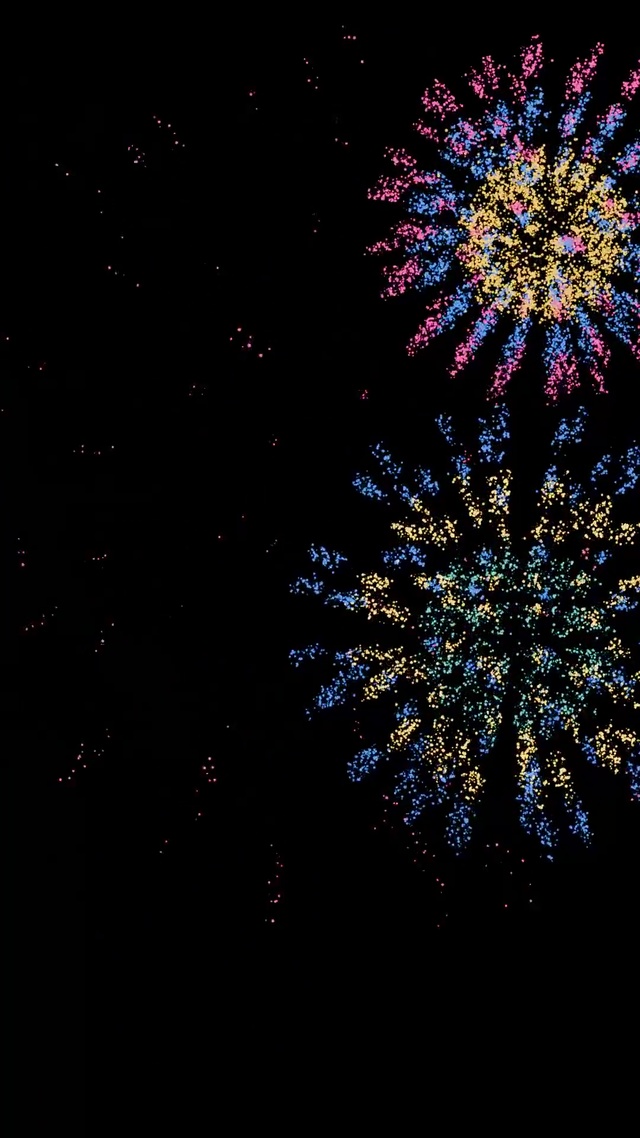 3D特效绚丽烟花