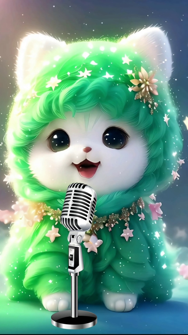 清新绿小可爱