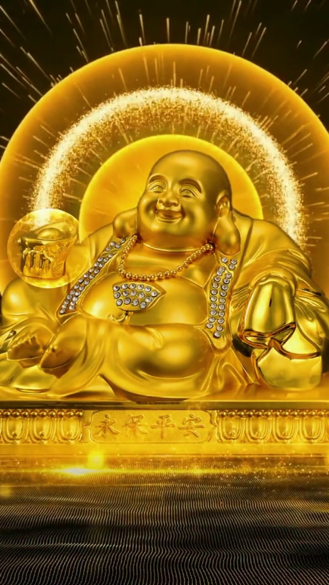 发财弥勒(动漫手机动态壁纸) - 动漫手机壁纸下载 - 元气壁纸