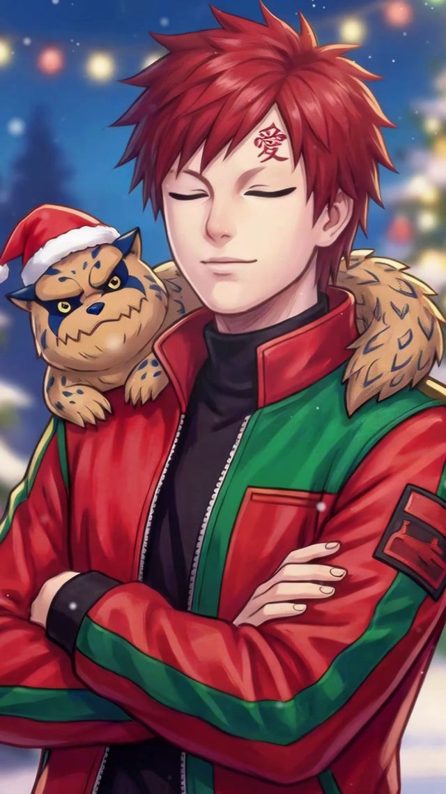 并肩的雪夜-我爱罗