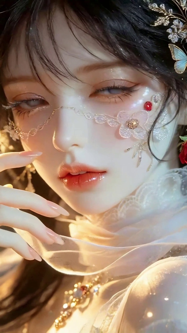 唯美深邃眼眸少女