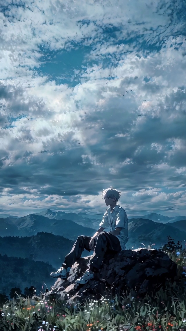山顶美景